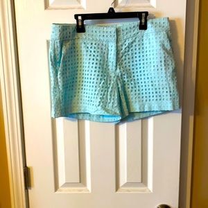 Fleur Bleue Turquoise Shorts NWOT.